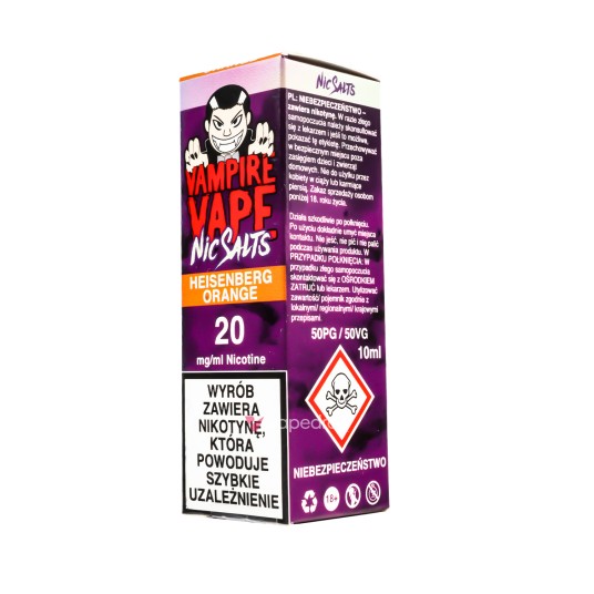 SALT TPD VAMPIRE VAPE 10ML 20MG - HEISENBERG ORANGE