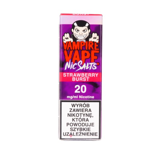 SALT TPD VAMPIRE VAPE 10ML 20MG - STRAWBERRY BURST