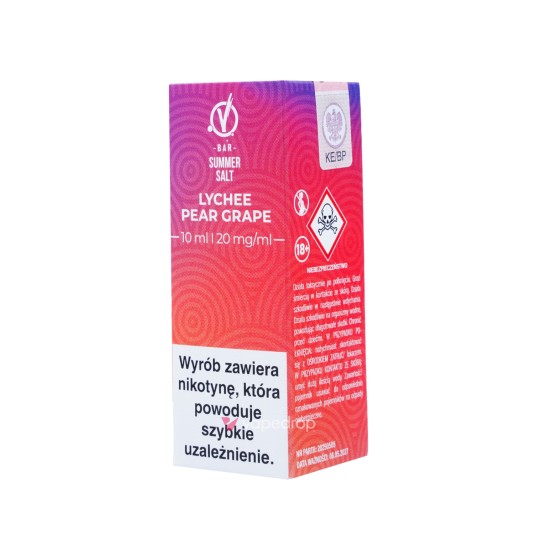 SALT TPD VBAR 20MG 10ML - LYCHEE PEAR GRAPE