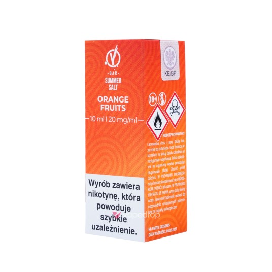 SALT TPD VBAR 20MG 10ML - ORANGE FRUITS