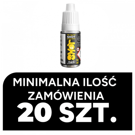 SHOT ELIXY BY DRIP IT 10ML 50/50 - 18MG -zdjęcie numer 1