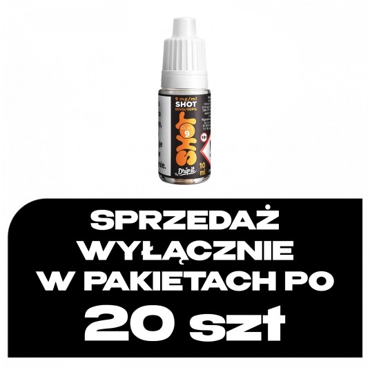 SHOT ELIXY BY DRIP IT 10ML 50/50 - 9MG -zdjęcie numer 1