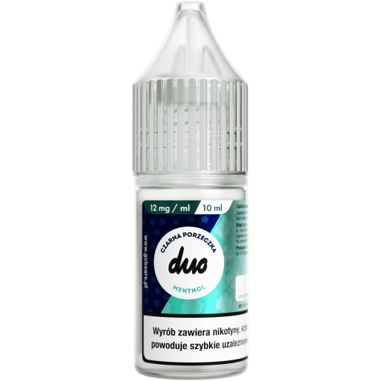 TPD DUO 10ML - CZARNA PORZECZKA MENTHOL 12MG