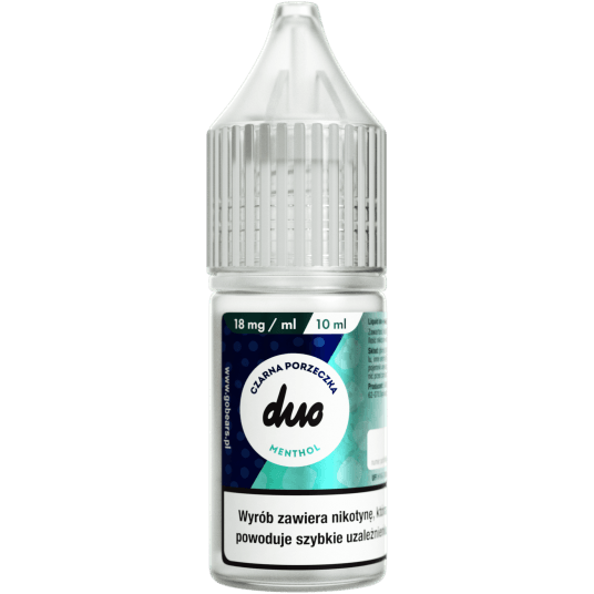 TPD DUO 10ML - CZARNA PORZECZKA MENTHOL 18MG