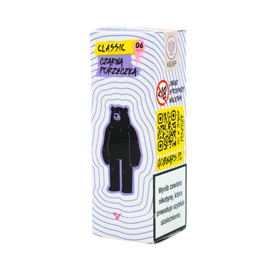 TPD GO BEARS CLASSIC 10ML - CZARNA PORZECZKA 06MG