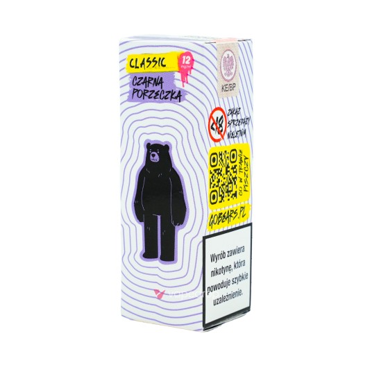 TPD GO BEARS CLASSIC 10ML - CZARNA PORZECZKA 12MG