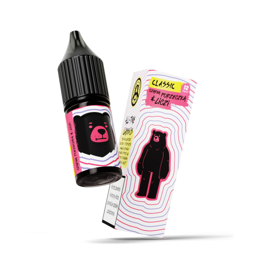 TPD GO BEARS CLASSIC 10ML - CZARNA PORZECZKA & LICZI 12MG