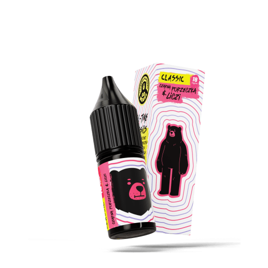 TPD GO BEARS CLASSIC 10ML - CZARNA PORZECZKA & LICZI 18MG