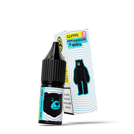 TPD GO BEARS CLASSIC 10ML - CZARNA PORZECZKA & MENTHOL 12MG