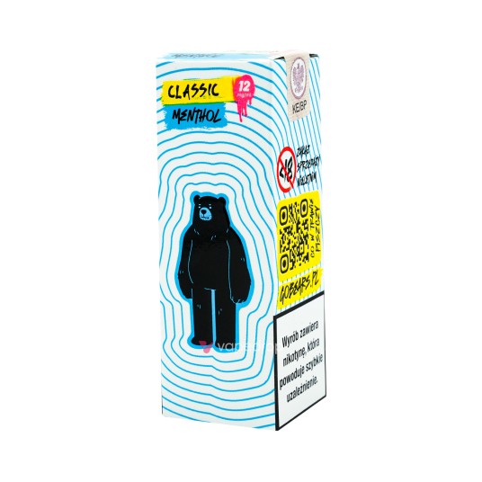TPD GO BEARS CLASSIC 10ML - MENTHOL 12MG