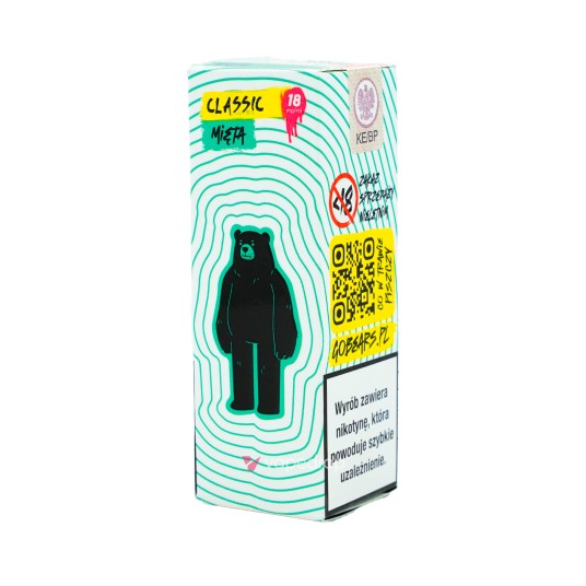 TPD GO BEARS CLASSIC 10ML - MIĘTA 18MG