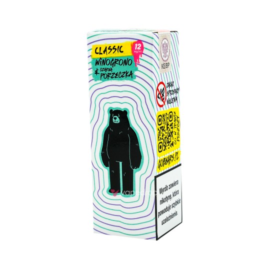 TPD GO BEARS CLASSIC 10ML - WINOGRONO & CZARNA PORZECZKA 12MG