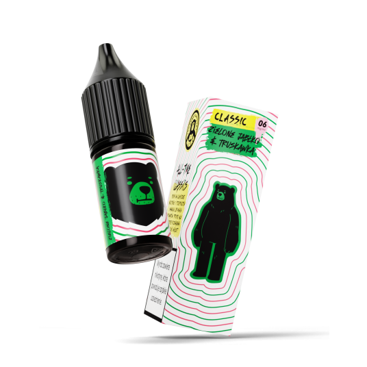 TPD GO BEARS CLASSIC 10ML - ZIELONE JABŁKO & TRUSKAWKA 06MG