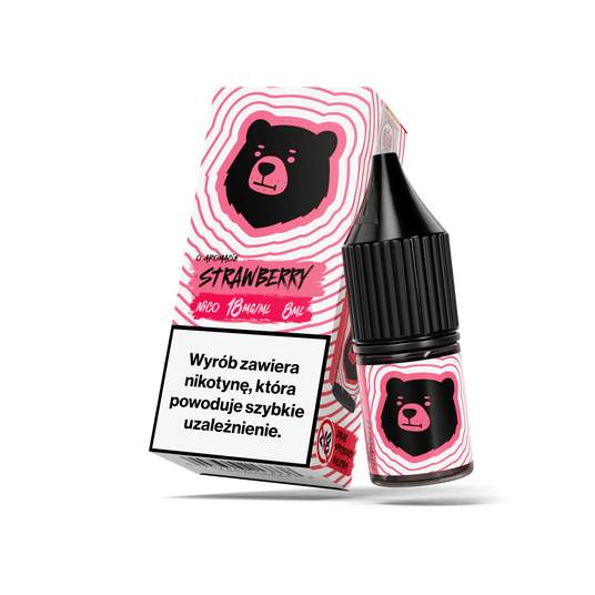 TPD GO BEARS NICO 8ML - STRAWBERRY 18MG -zdjęcie numer 1