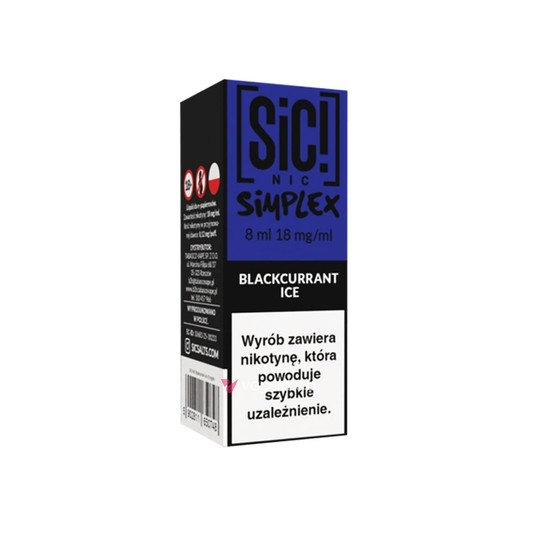 TPD SIC! 8ML - BLACKCURRANT ICE 18MG -zdjęcie numer 1