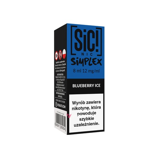 TPD SIC! 8ML - BLUEBERRY ICE 12MG -zdjęcie numer 1