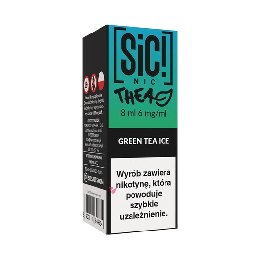 TPD SIC! 8ML - GREEN TEA ICE 06MG -zdjęcie numer 1