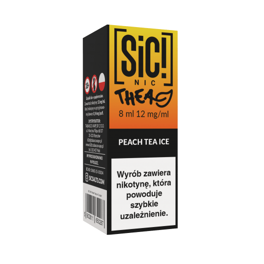 TPD SIC! 8ML - PEACH TEA ICE 12MG -zdjęcie numer 1