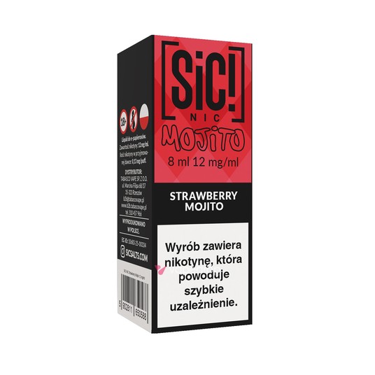 TPD SIC! 8ML - STRAWBERRY MOJITO 12MG -zdjęcie numer 1