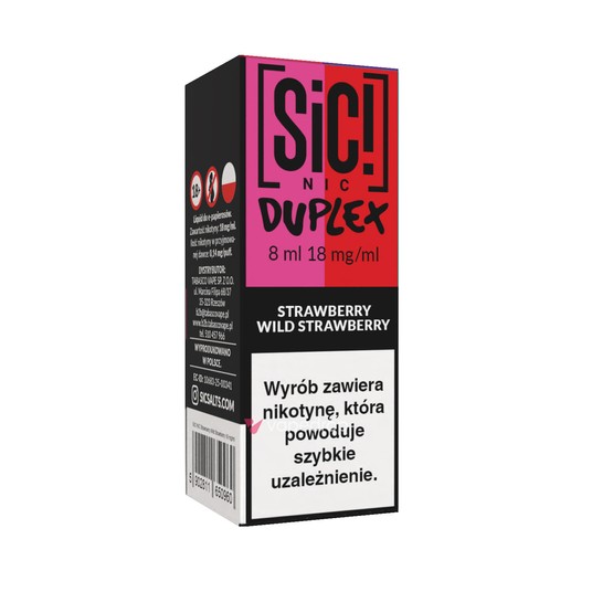 TPD SIC! 8ML - STRAWBERRY WILD STRAWBERRY 18MG -zdjęcie numer 1