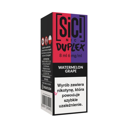 TPD SIC! 8ML - WATERMELON GRAPE 06MG -zdjęcie numer 1