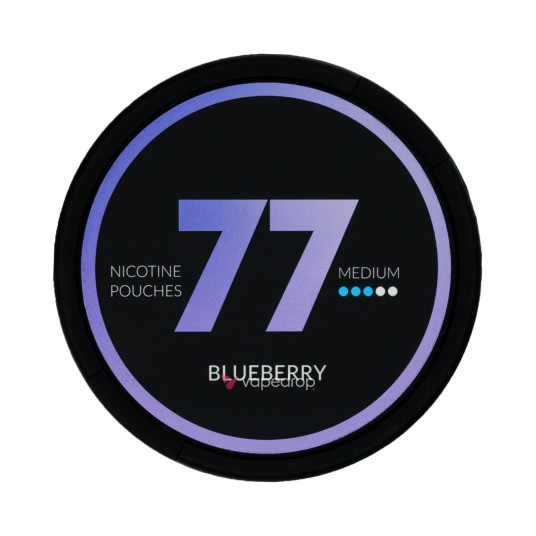 WORECZKI NIKOTYNOWE 77 - 10,4MG - BLUEBERRY - MEDIUM
