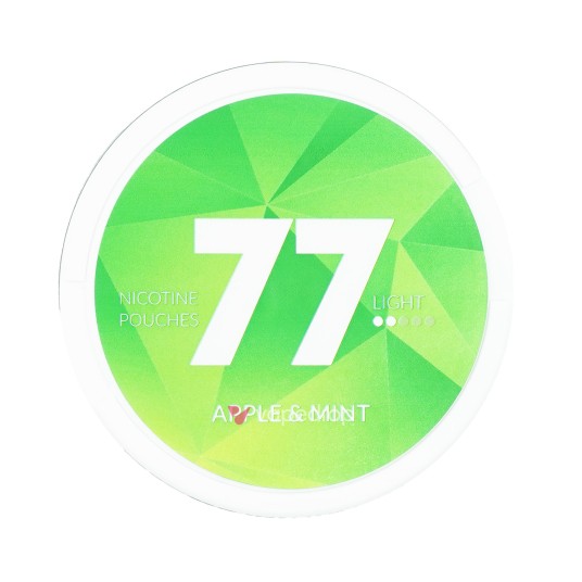 WORECZKI NIKOTYNOWE 77 - 5,2MG - APPLE & MINT - LIGHT