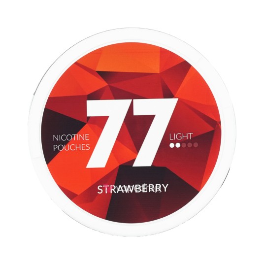 WORECZKI NIKOTYNOWE 77 - 5,2MG - STRAWBERRY - LIGHT