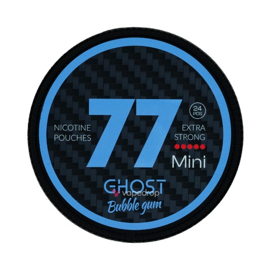 WORECZKI NIKOTYNOWE 77 GHOST - 20MG - MINI BUBBLE GUM - EXTRA STRONG