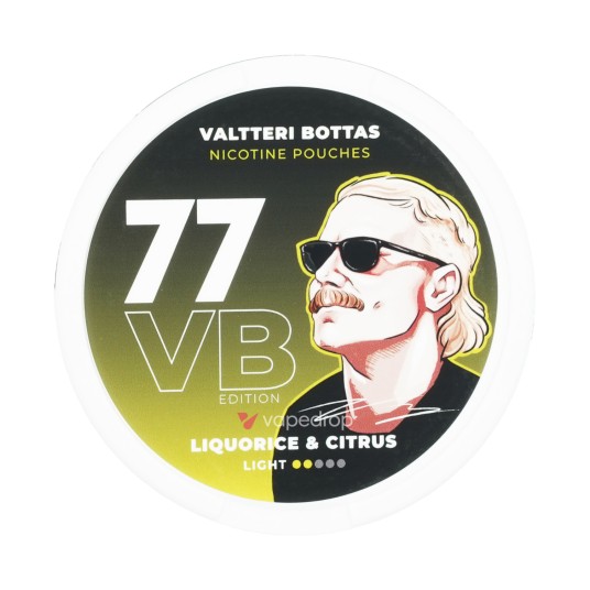 WORECZKI NIKOTYNOWE 77 VB EDITION - 5,2MG - LIQUORICE & CITRUS- LIGHT