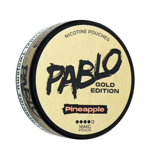 WORECZKI NIKOTYNOWE PABLO GOLD EDITION 16MG - PINEAPPLE -zdjęcie numer 1