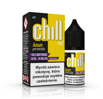 SALT TPD CHILL OUT 20MG 10ML - BANAN PORZECZKA ICE