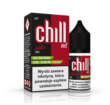 SALT TPD CHILL OUT 20MG 10ML - JABŁKO MIX ICE