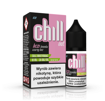 SALT TPD CHILL OUT 20MG 10ML - LICZI LIMONKA CZARNY BEZ ICE