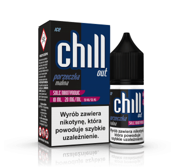 SALT TPD CHILL OUT 20MG 10ML - PORZECZKA MALINA ICE