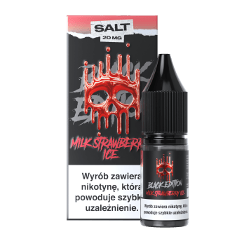 SALT TPD DARK LINE BLACK EDITION 20MG 10ML - MILK STRAWBERRY ICE