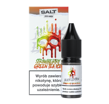SALT TPD DARK LINE BLACK EDITION 20MG 10ML - STRAWBERRY GREEN TEA