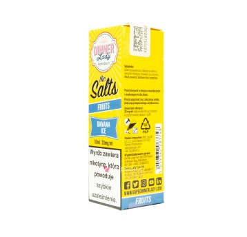 SALT TPD DINNER LADY 20MG 10ML - BANANA ICE