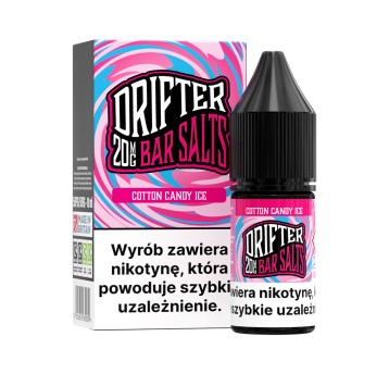 SALT TPD DRIFTER SALTS 20MG 10ML - COTTON CANDY ICE