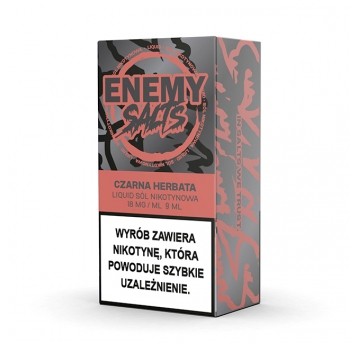 SALT TPD ENEMY SALTS 18MG 9ML - CZARNA HERBATA