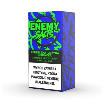 SALT TPD ENEMY SALTS 18MG 9ML - PORZECZKA JEŻYNA BORÓWKA