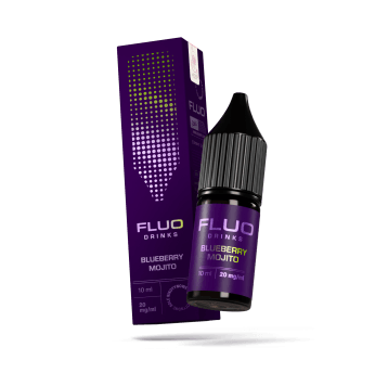 SALT TPD FLUO DRINKS 20MG 10ML - BLUEBERRY MOJITO