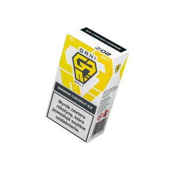 SALT TPD GANI 20MG 10ML - BANANA COCONUT ICE