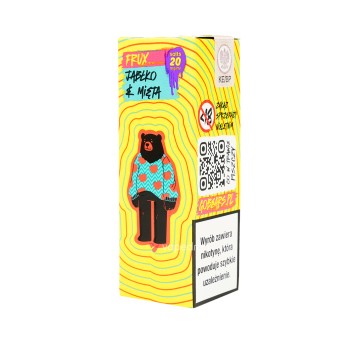 SALT TPD GO BEARS FRUX 20MG 10ML - JABŁKO & MIĘTA