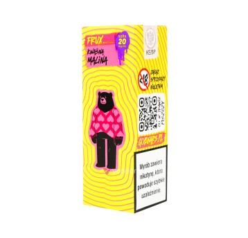 SALT TPD GO BEARS FRUX 20MG 10ML - KWAŚNA MALINA