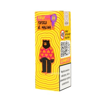 SALT TPD GO BEARS FRUX 20MG 10ML - PAPAJA & MALINA