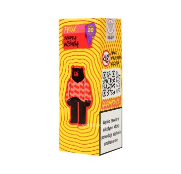 SALT TPD GO BEARS FRUX 20MG 10ML - SŁODKA WIŚNIA