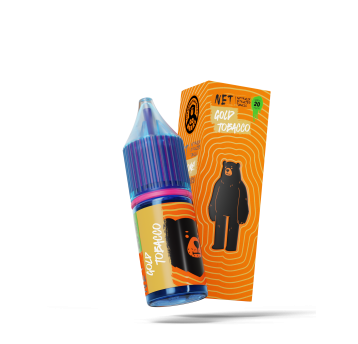 SALT TPD GO BEARS NET 20MG 10ML - GOLD TOBACCO