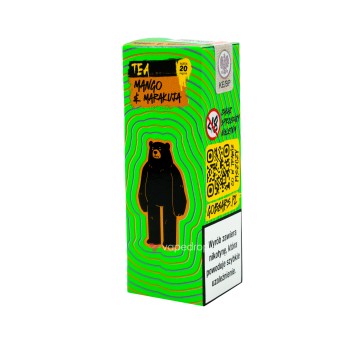 SALT TPD GO BEARS TEA 20MG 10ML - HERBATA Z MANGO I MARAKUJĄ