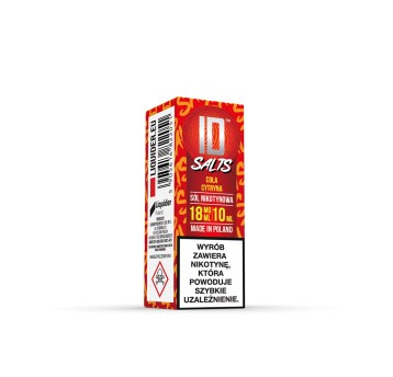 SALT TPD ID SALTS 18MG 10ML - COLA CYTRYNA